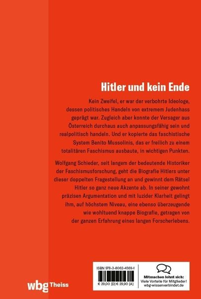 Produktbild: Ein faschistischer Diktator. Adolf Hitler &ndash; Biografie