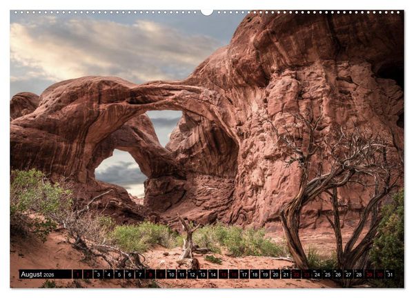 Produktbild: Go West. USA - Die Highlights des S&uuml;dwesten (Wandkalender 2026 DIN A2 quer), CALVENDO Monatskalender