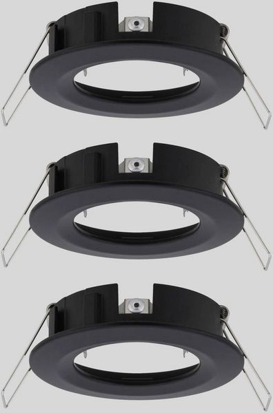 Produktbild: Paulmann 92481 EBL Choose Einbauring 3er Set 10W Schwarz (matt)