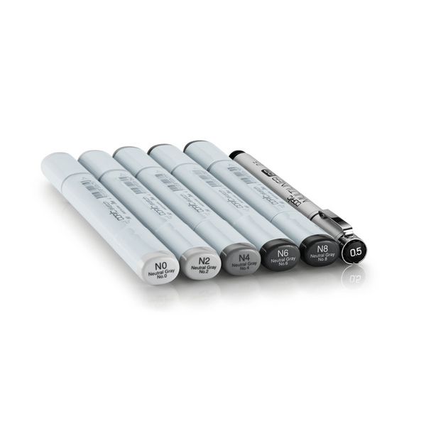Produktbild: Copic Pinselmarker Set Sketch Sketching Grays sketching grays 6 St&uuml;ck