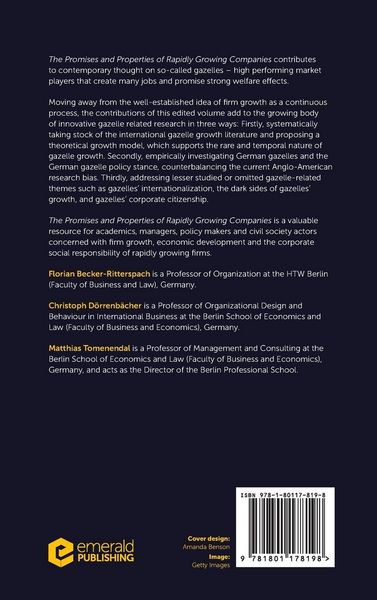 Produktbild: The Promises and Properties of Rapidly Growing Companies