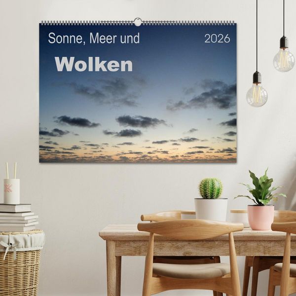 Produktbild: Sonne, Meer und Wolken (Wandkalender 2026 DIN A2 quer), CALVENDO Monatskalender