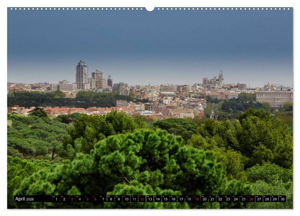 Produktbild: Madrid entdecken (Wandkalender 2026 DIN A2 quer), CALVENDO Monatskalender