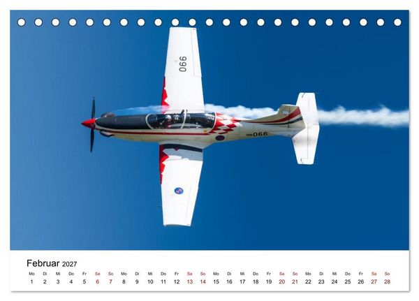Produktbild: Milit&auml;rflieger (Tischkalender 2027 DIN A5 quer), CALVENDO Monatskalender