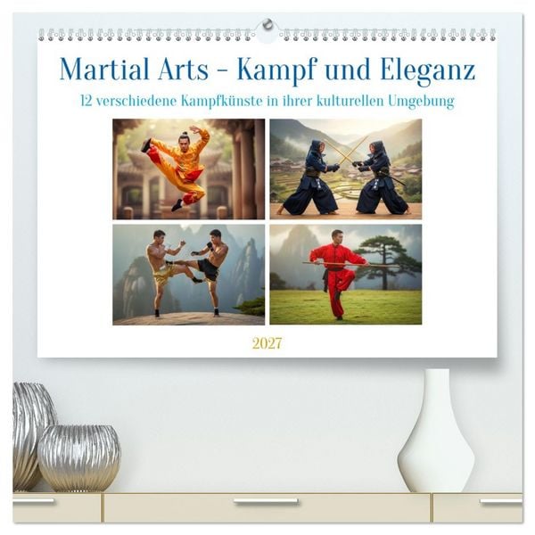 Produktbild: Martial Arts - Kampf und Eleganz (hochwertiger Premium Wandkalender 2027 DIN A2 quer), Kunstdruck in Hochglanz
