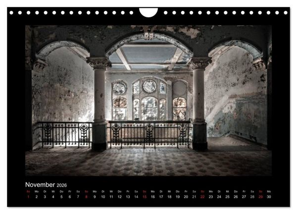 Produktbild: Lost Places - vergessene orte vergessener glanz (Wandkalender 2026 DIN A4 quer), CALVENDO Monatskalender