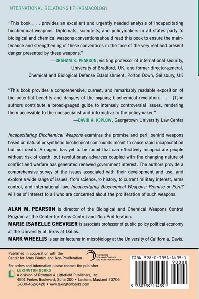 Produktbild: Incapacitating Biochemical Weapons