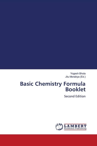 Produktbild: Basic Chemistry Formula Booklet