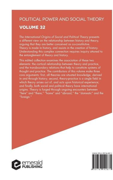 Produktbild: International Origins of Social and Political Theory