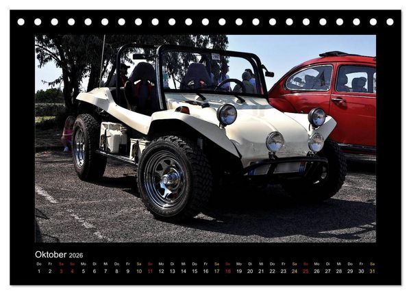 Produktbild: Buggys - die Kultautos der 80er (Tischkalender 2026 DIN A5 quer), CALVENDO Monatskalender