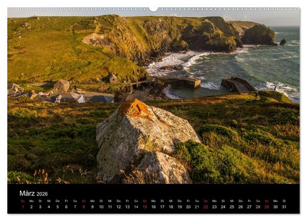 Produktbild: Englands K&uuml;sten 2026 (Wandkalender 2026 DIN A2 quer), CALVENDO Monatskalender