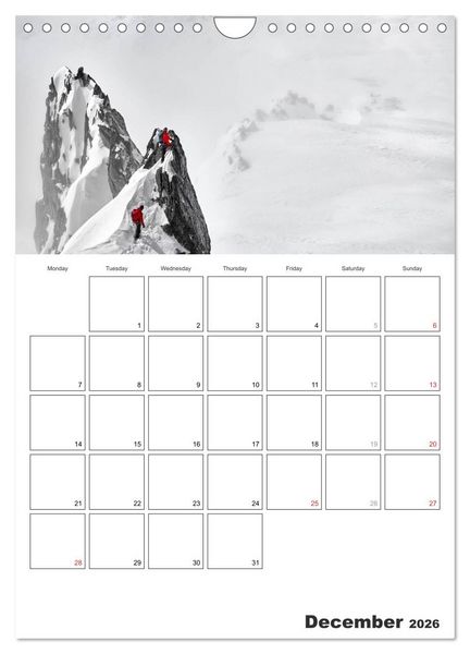 Produktbild: EXPLORING ALPS (Wall Calendar 2026 DIN A4 portrait), CALVENDO 12 Month Wall Calendar