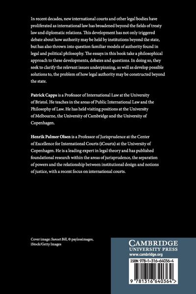 Produktbild: Legal Authority beyond the State