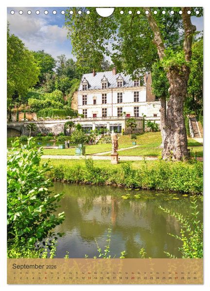 Produktbild: Die Schl&ouml;sser im Loiretal (Wandkalender 2026 DIN A4 hoch), CALVENDO Monatskalender