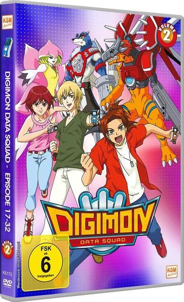 Produktbild: Digimon Data Squad - Volume 2: Episode 17-32 [3 DVDs]