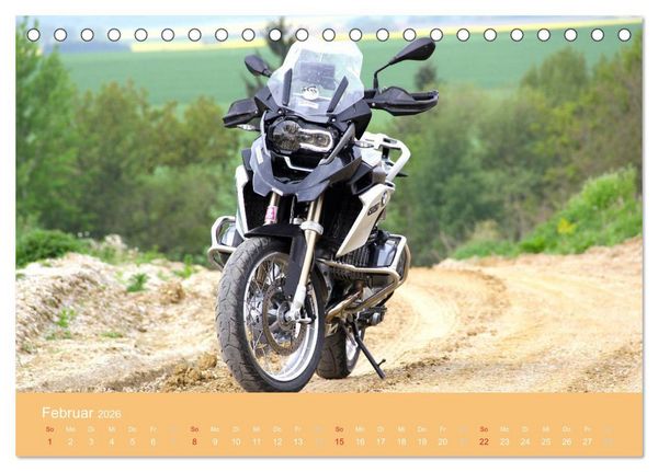 Produktbild: Freude an - Spa&szlig; mit der BMW GS (Tischkalender 2026 DIN A5 quer), CALVENDO Monatskalender