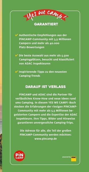 Produktbild: Yes we camp! Die sch&ouml;nsten Camping-Ziele zum &Uuml;berwintern