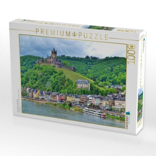 Produktbild: CALVENDO Puzzle Burg Cochem an der Mosel | 1000 Teile Lege-Gr&ouml;&szlig;e 64x48cm Foto-Puzzle f&uuml;r gl&uuml;ckliche Stunden