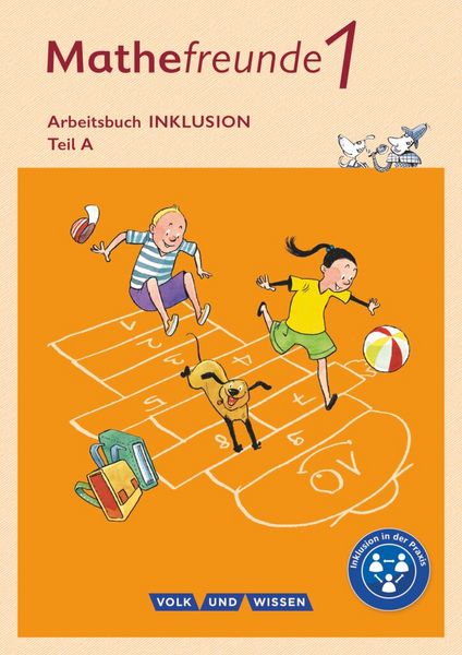 Produktbild: Mathefreunde 1. Schuljahr - Nord/S&uuml;d - Arbeitsheft A und B Inklusion