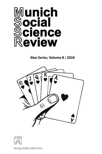 Produktbild: Munich Social Science Review, Volume 8