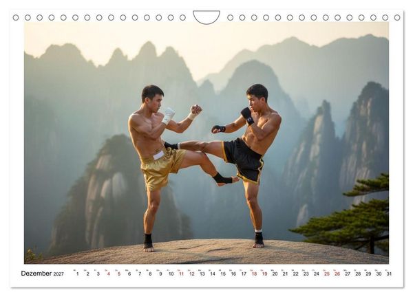 Produktbild: Martial Arts - Kampf und Eleganz (Wandkalender 2027 DIN A4 quer), CALVENDO Monatskalender
