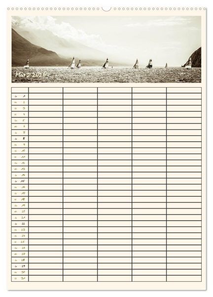 Produktbild: Der Gardasee im Norden - Familienplaner 2026 (Wandkalender 2026 DIN A2 hoch), CALVENDO Monatskalender