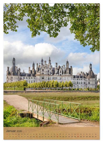 Produktbild: Die Schl&ouml;sser im Loiretal (Wandkalender 2026 DIN A3 hoch), CALVENDO Monatskalender