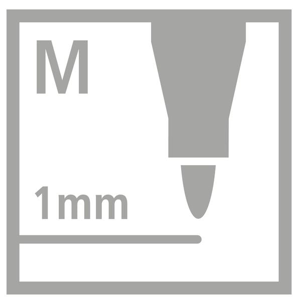 Premium-Filzstift - STABILO Pen 68 - ColorParade - 20er Pack - mit 20 verschiedenen Farben