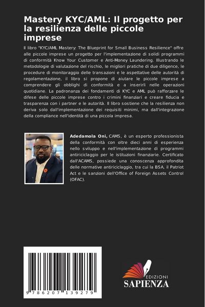 Produktbild: Mastery KYC/AML: Il progetto per la resilienza delle piccole imprese