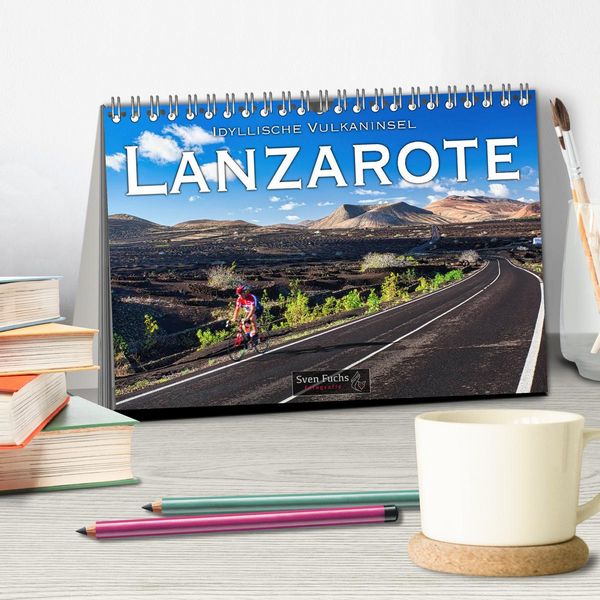 Produktbild: Idyllische Vulkaninsel Lanzarote (Tischkalender 2026 DIN A5 quer), CALVENDO Monatskalender