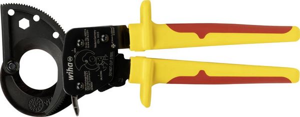Produktbild: Wiha 46674 Kabelschneider Geeignet f&uuml;r (Abisoliertechnik) Alu- und Kupferkabel, ein- und mehrdr&auml;htig 34 mm 300 mm&sup2;