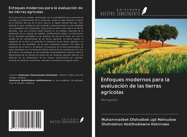 Produktbild: Enfoques modernos para la evaluaci&oacute;n de las tierras agr&iacute;colas