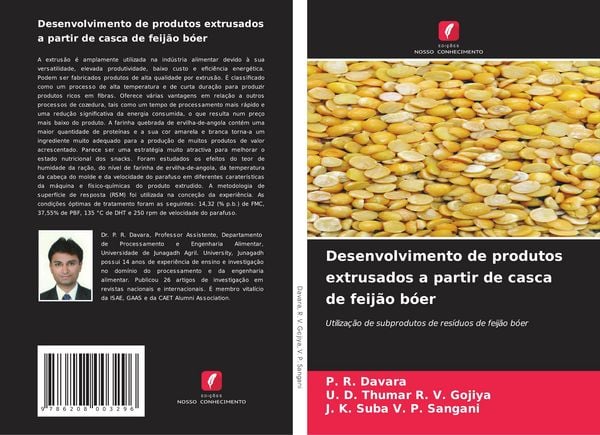 Produktbild: Desenvolvimento de produtos extrusados &iquest;&iquest;a partir de casca de feij&atilde;o b&oacute;er