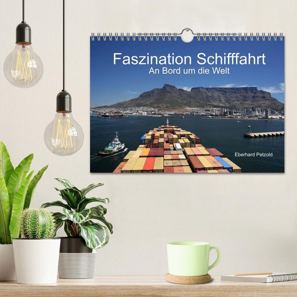 Produktbild: Faszination Schifffahrt &ndash; An Bord um die Welt (Wandkalender 2026 DIN A4 quer), CALVENDO Monatskalender