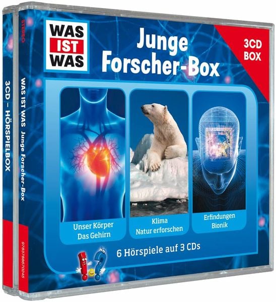 WAS IST WAS 3-CD-Hörspielbox: Junge Forscher