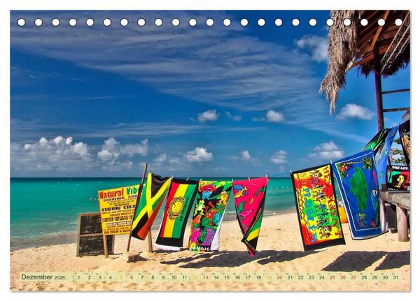 Produktbild: Die gro&szlig;en Antillen - Jamaica (Tischkalender 2026 DIN A5 quer), CALVENDO Monatskalender