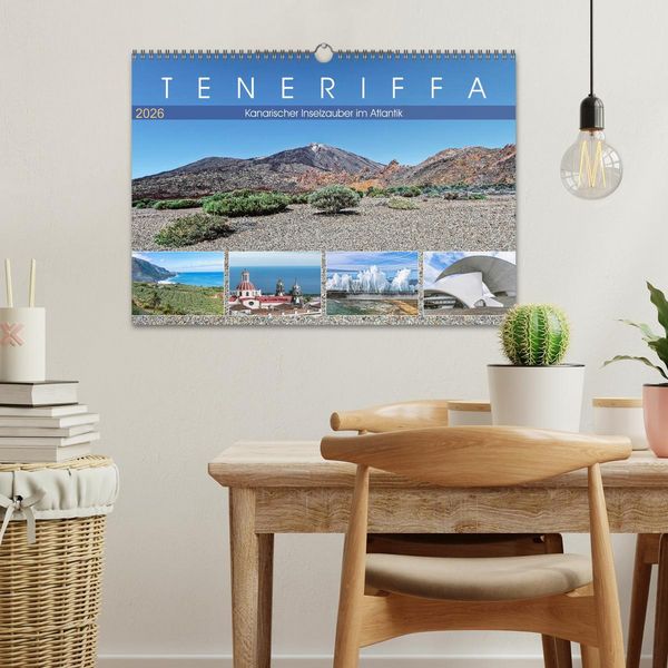 Produktbild: TENERIFFA Kanarischer Inselzauber im Atlantik (Wandkalender 2026 DIN A3 quer), CALVENDO Monatskalender