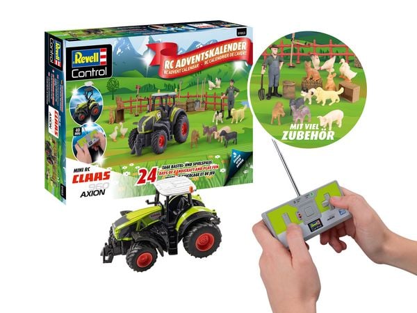 Produktbild: Adventskalender RC Claas Axion 960 Traktor, Revell Control Ferngesteuerter Traktor