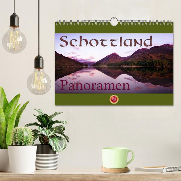 Produktbild: Schottland Panoramen (Wandkalender 2026 DIN A4 quer), CALVENDO Monatskalender