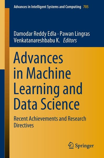 Produktbild: Advances in Machine Learning and Data Science