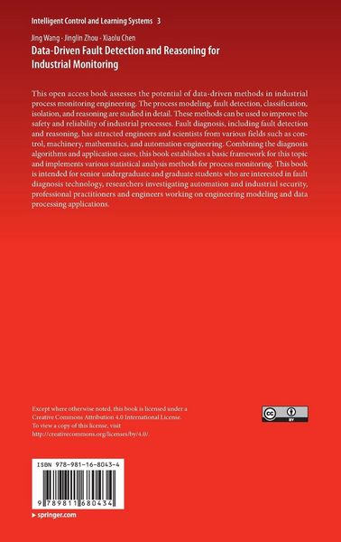 Produktbild: Data-Driven Fault Detection and Reasoning for Industrial Monitoring