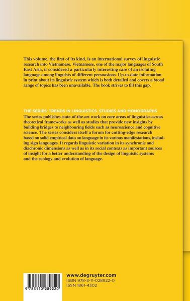 Produktbild: Linguistics of Vietnamese
