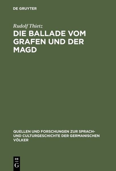 Produktbild: Die Ballade vom Grafen und der Magd