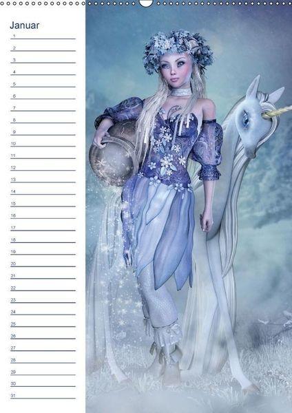 Produktbild: M&auml;dchen im Manga Style (Wandkalender immerw&auml;hrend DIN A2 hoch)