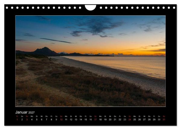 Produktbild: Die Trauminsel Sardinien (Wandkalender 2027 DIN A4 quer), CALVENDO Monatskalender