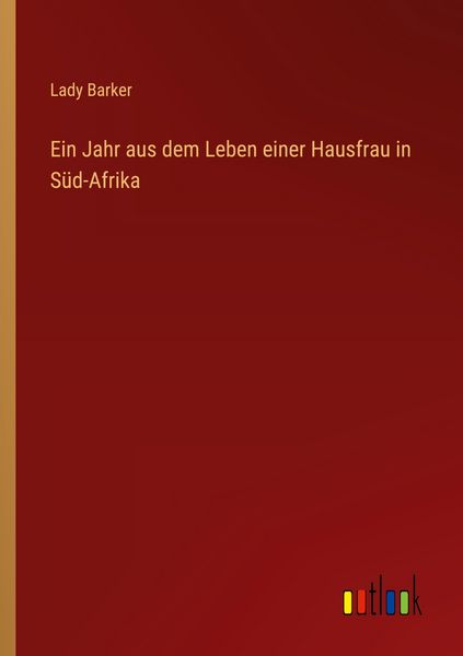 Produktbild: Ein Jahr aus dem Leben einer Hausfrau in S&uuml;d-Afrika