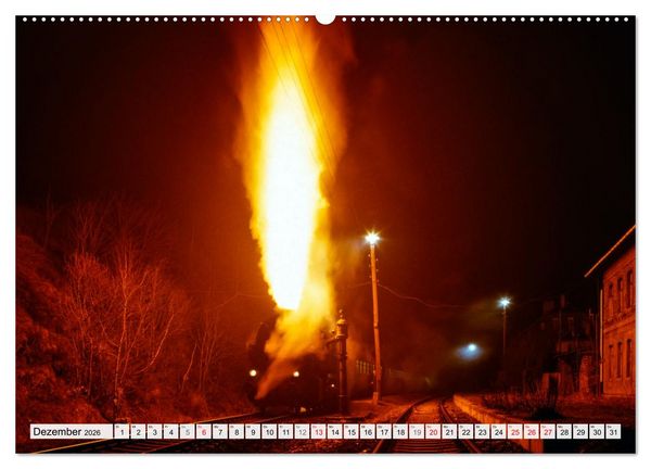 Produktbild: Reichsbahn in Color (Wandkalender 2026 DIN A2 quer), CALVENDO Monatskalender