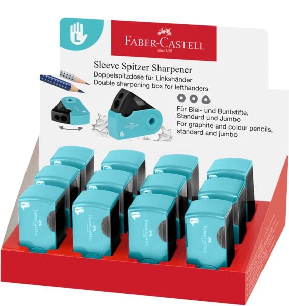 Produktbild: Faber-Castell Doppelspitzdose Sleeve L-Handed