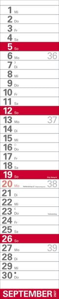 Produktbild: XXL Planer Gro&szlig;druck rot 2027