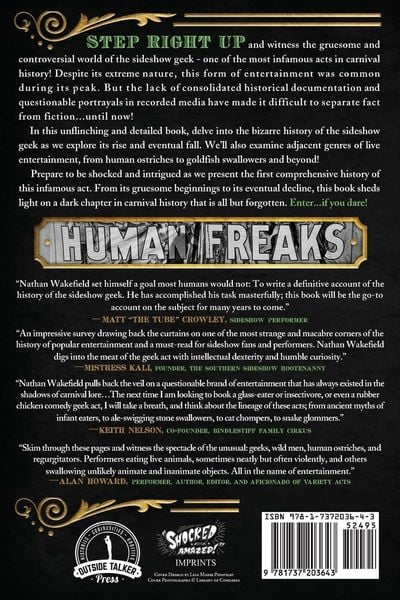 Produktbild: The Rise and Fall of the Sideshow Geek